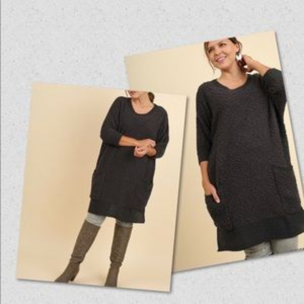 SALE!! Caitlin Sweater with Pockets - Picture 3 of 3